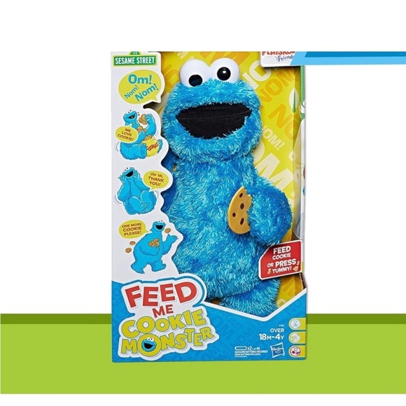 Sesame Street Feed me Cookie Monster Plush Toy - Picture 2 of 6